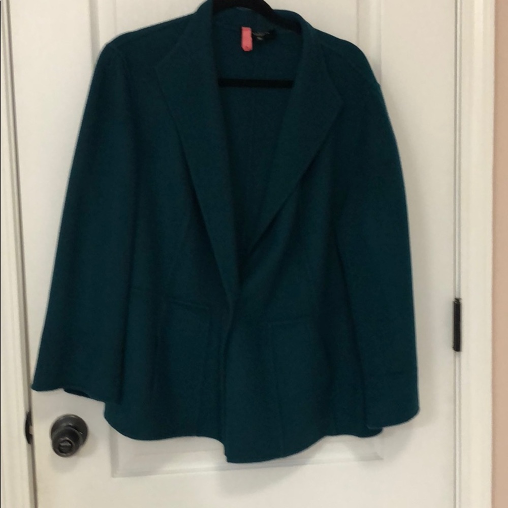 Dark green Talbots 18w wool blazer